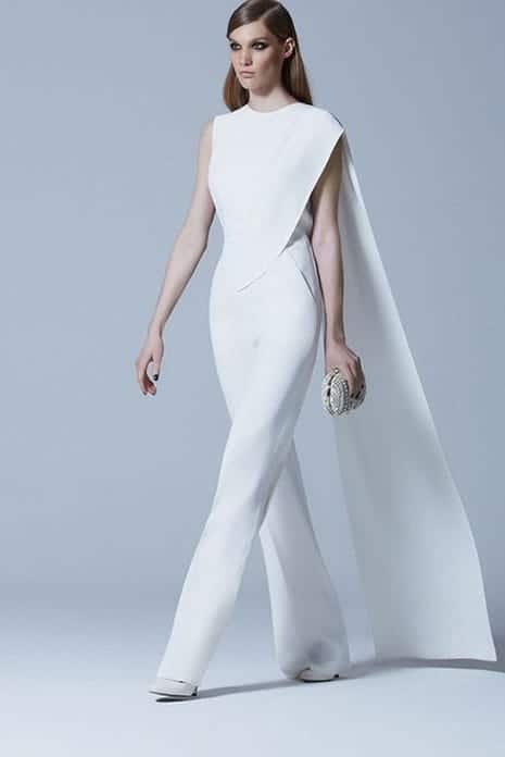 Collective filter coat Φορέστε νυφικό παντελόνι στο γάμο σας | Gamos Magazine